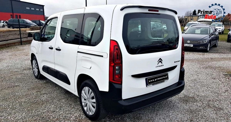 Citroen Berlingo cena 55900 przebieg: 174035, rok produkcji 2019 z Wleń małe 596